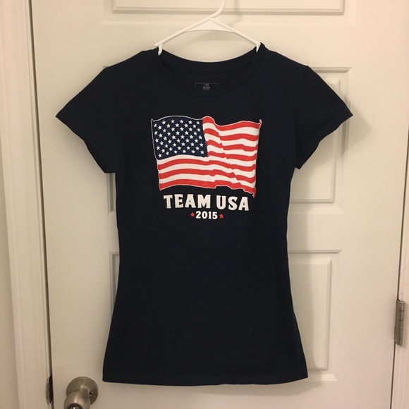 🔴 NWOT Team USA Cotton T-Shirt - Picture 1 of 3
